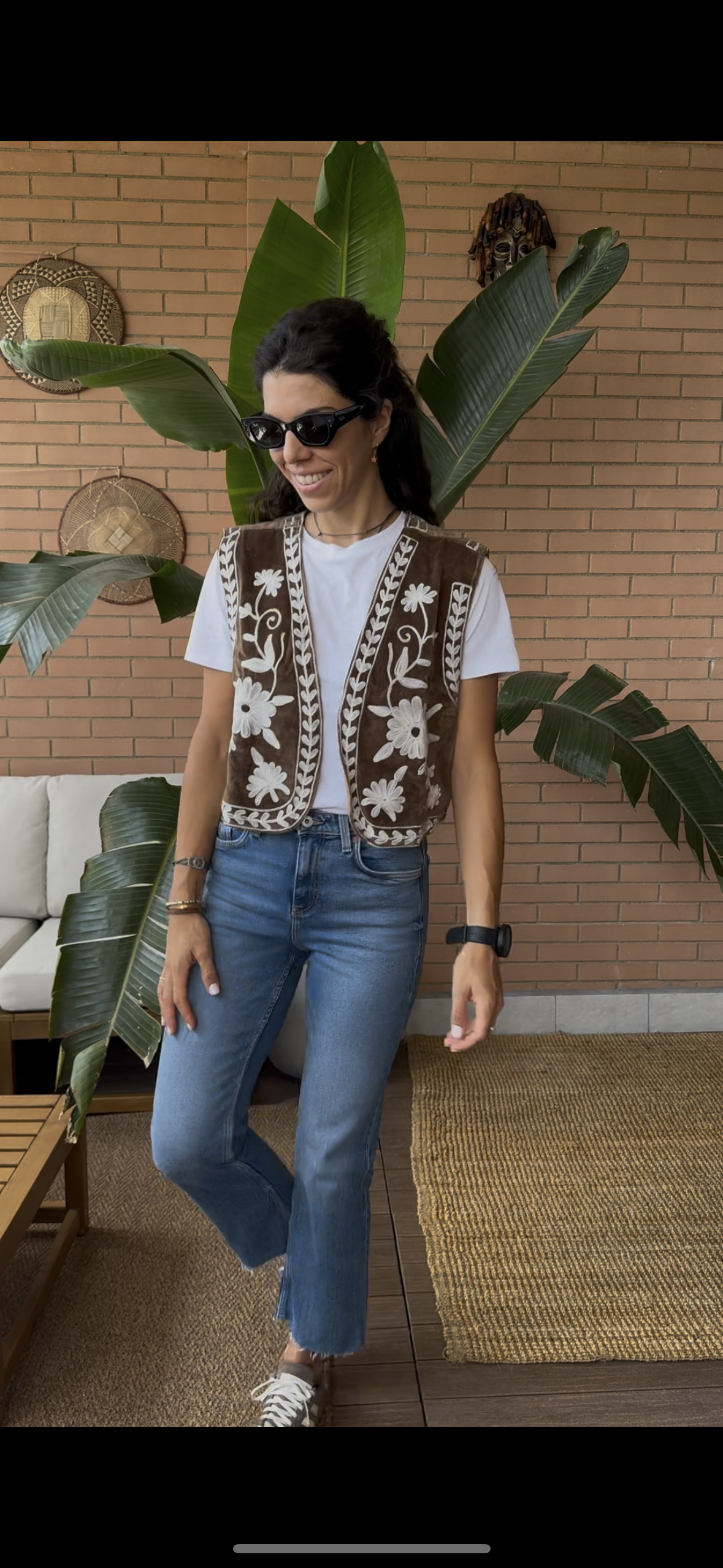 Gilet ricamato