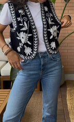 Gilet ricamato