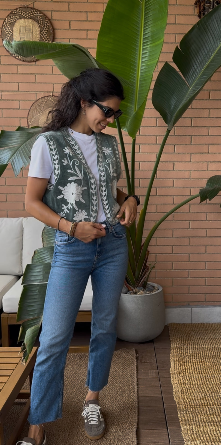 Gilet ricamato